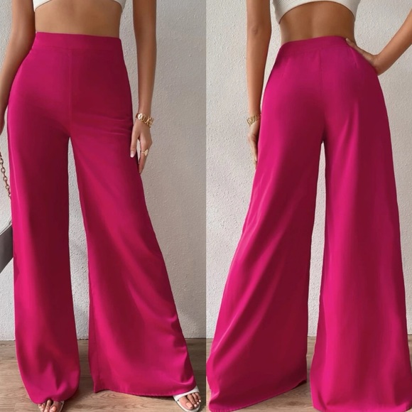 Comfy high waisted wide leg pants - Picture 12 of 16